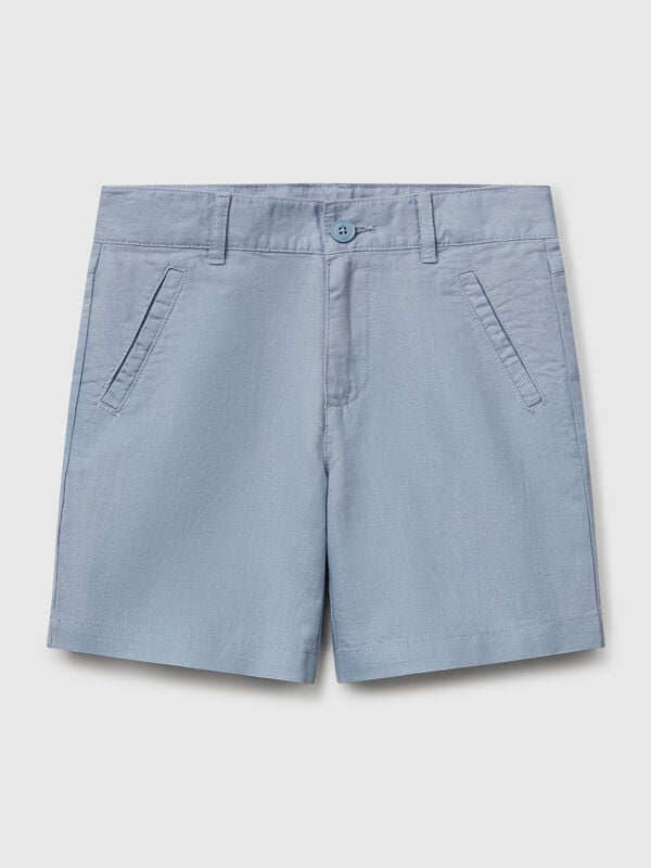 Shorts aus Leinenmischung Jungen