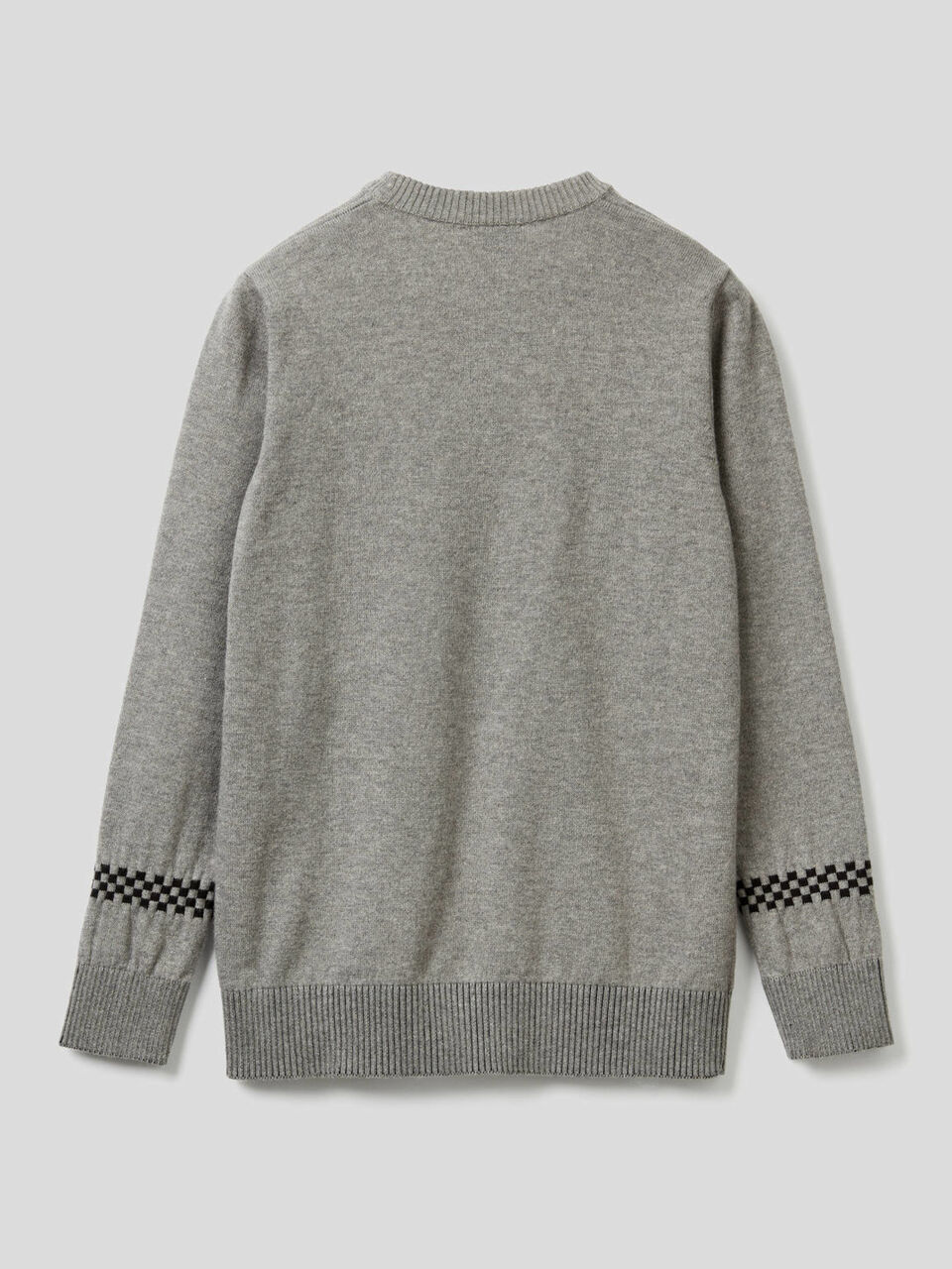 Pullover mit Details im Intransienmuster image number 2