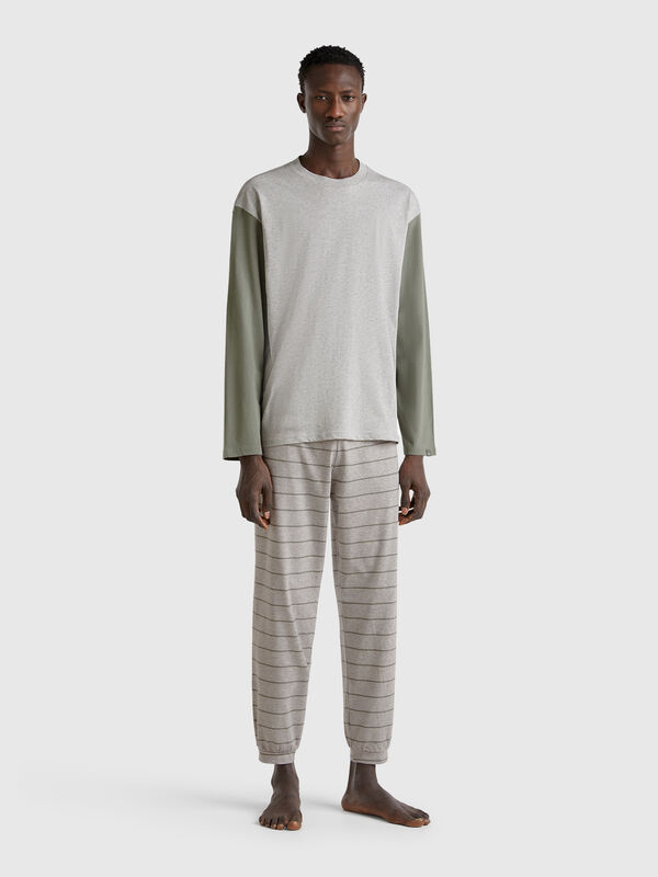 Pyjama aus reiner Baumwolle Herren