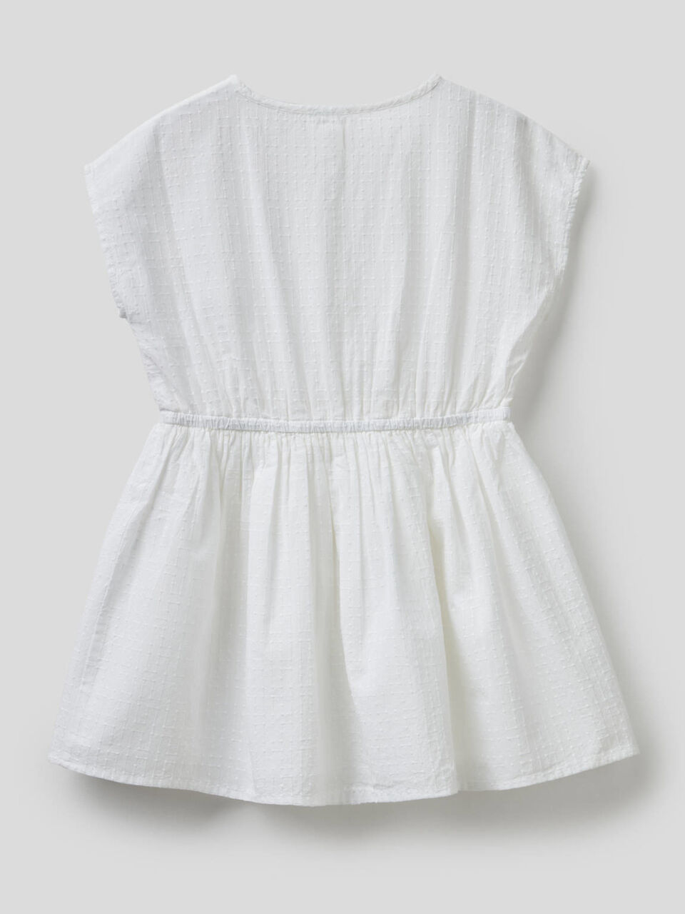 Besticktes Kleid aus reiner Baumwolle image number 2
