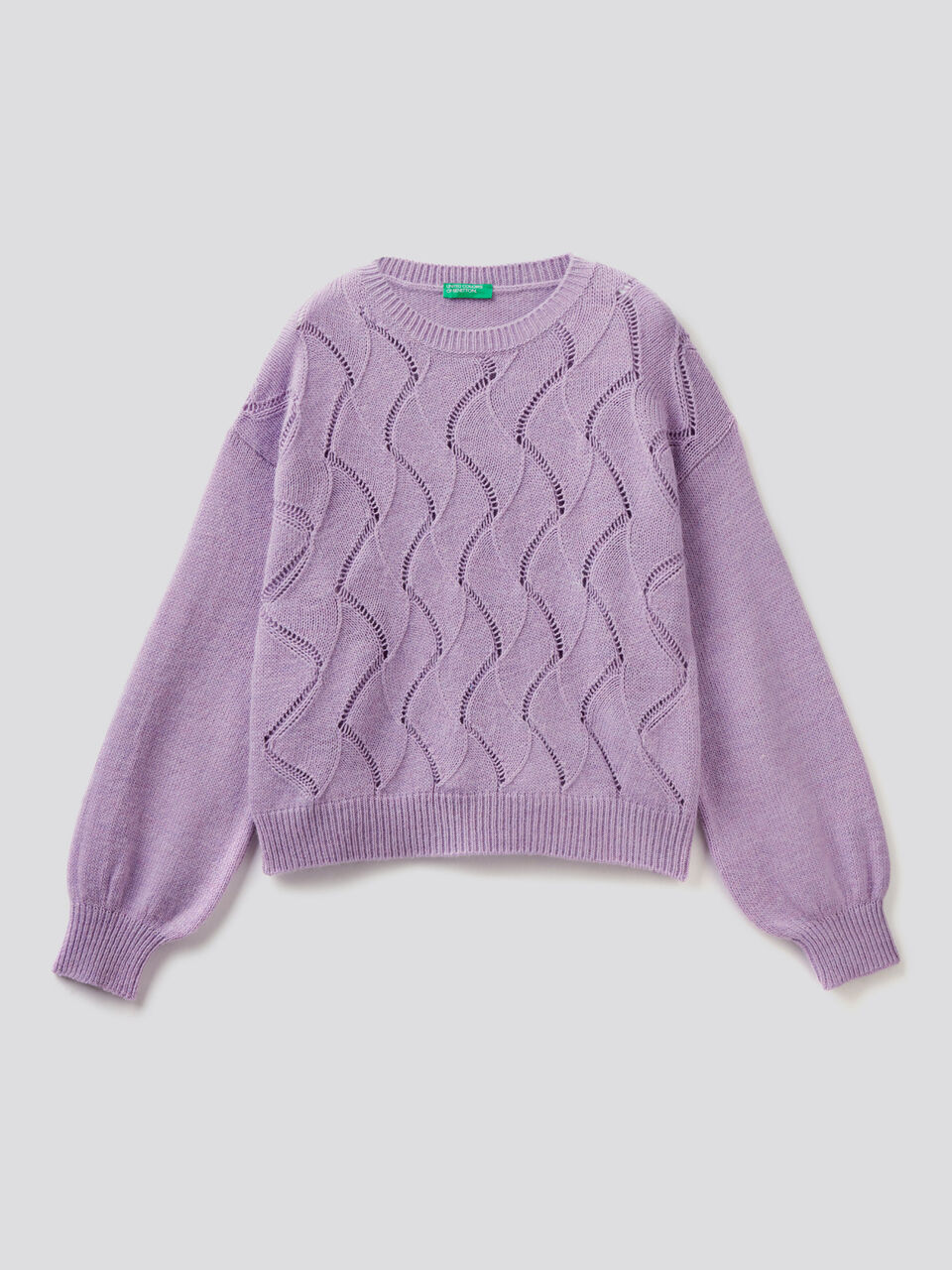 Verarbeiteter Pullover aus einer Wollmischung image number 1