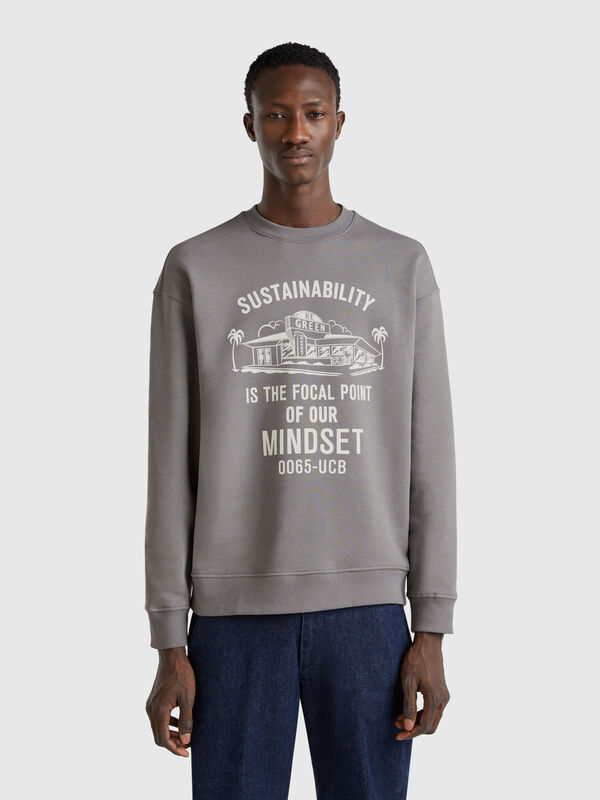 Sweatshirt mit Aufdruck Herren