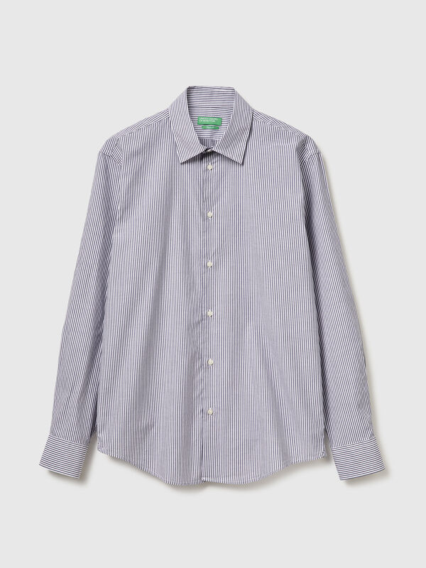 Gemustertes Baumwollhemd Herren