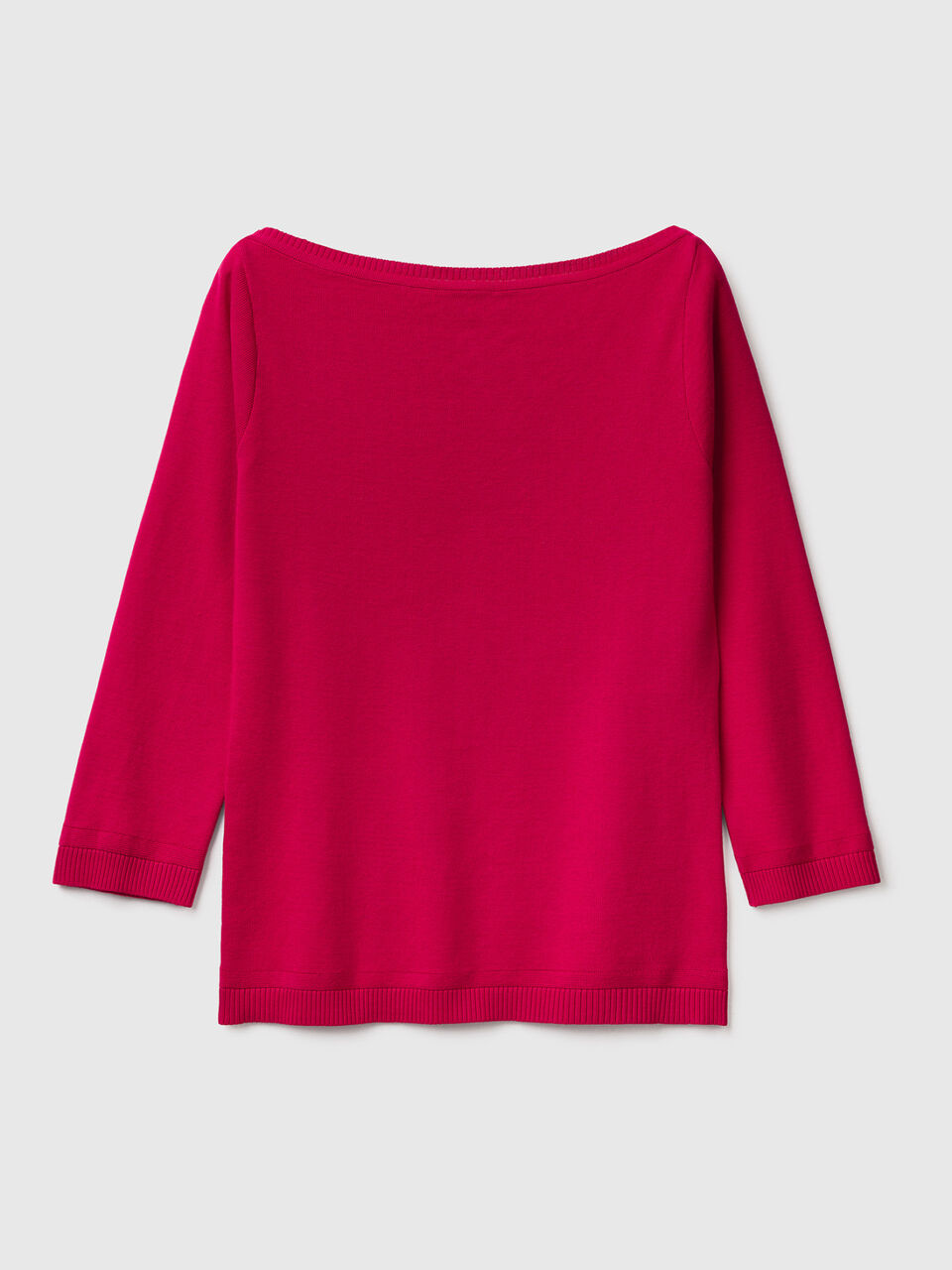 Pulli aus 100% Baumwolle mit U-Boot-Ausschnitt image number 1