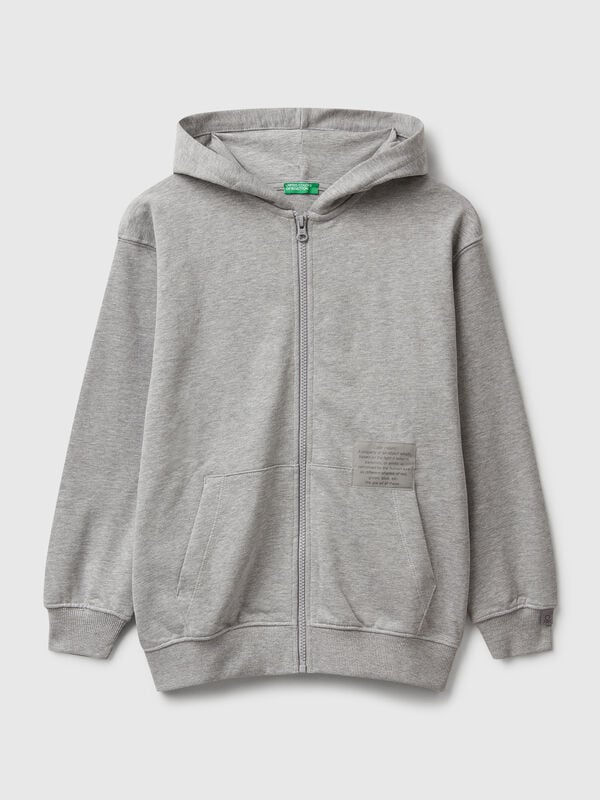 Oversize-Sweatshirt mit Reißverschluss Jungen