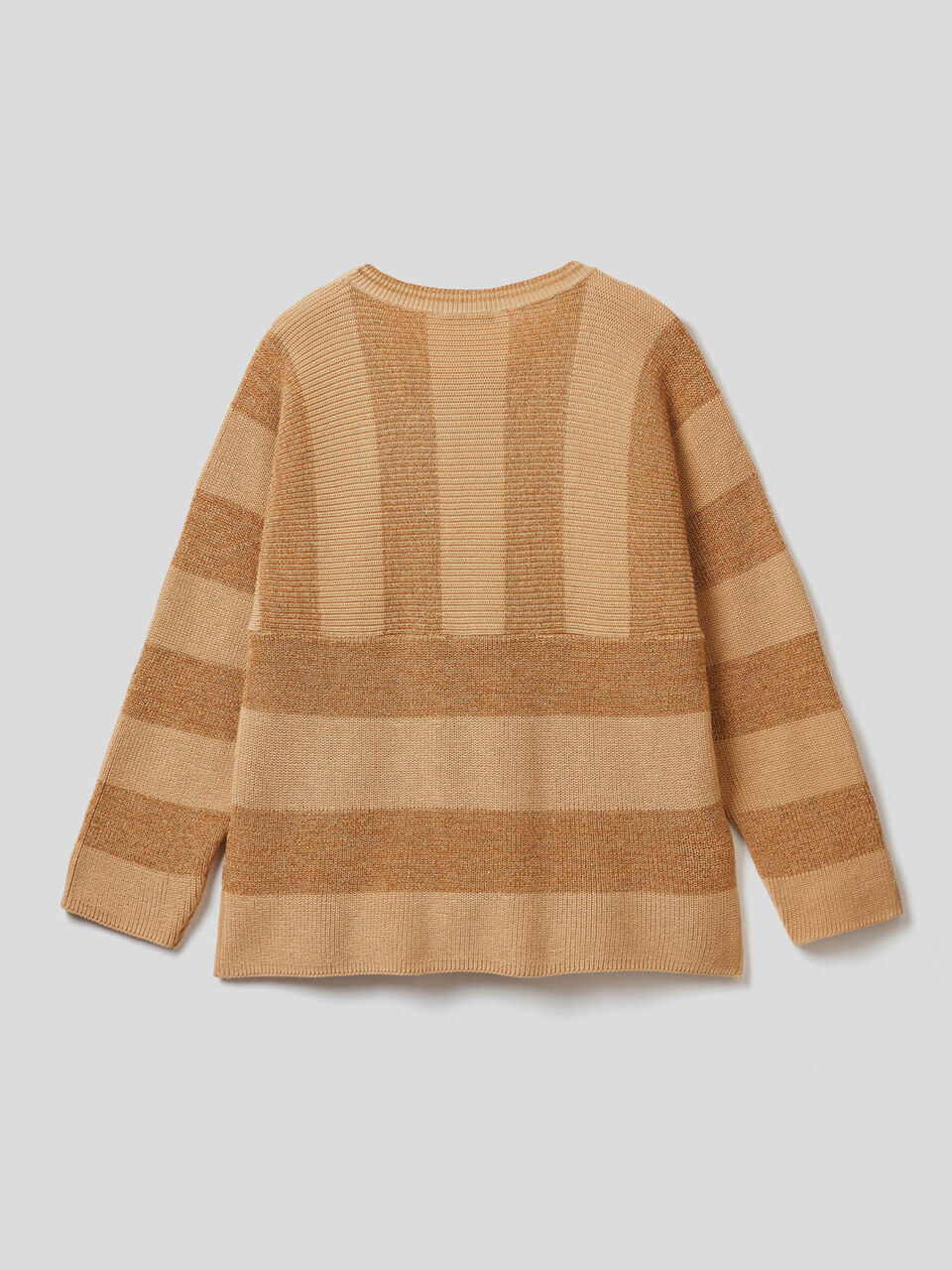 Pullover mit Streifen und Lurexfaden image number 2