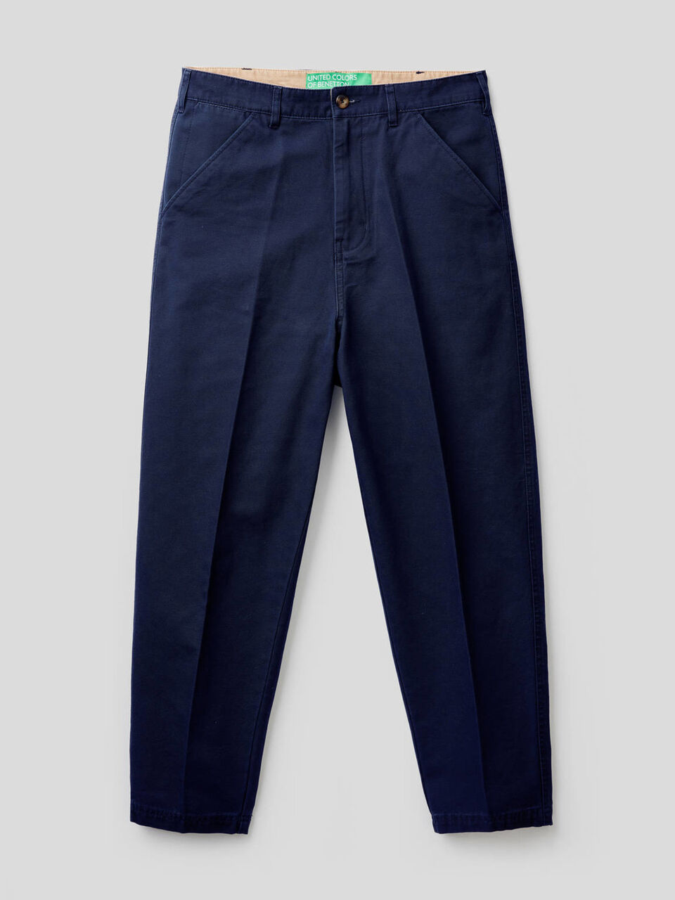 Cropped-Chinos aus 100% Baumwolle image number 1