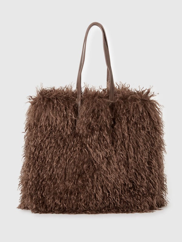 Kunstpelztasche Damen