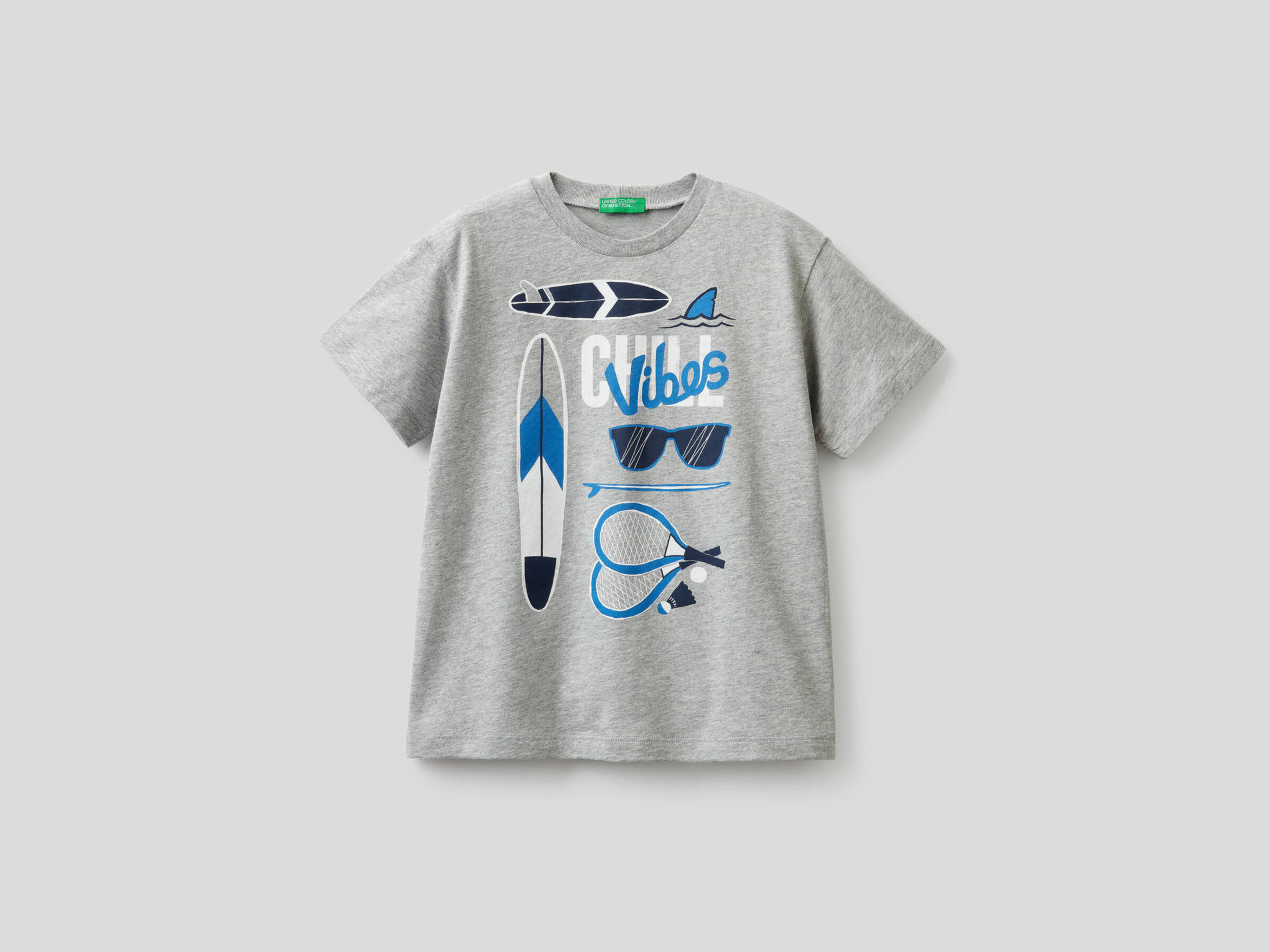 T-Shirt aus reiner Baumwolle mit Print image number null