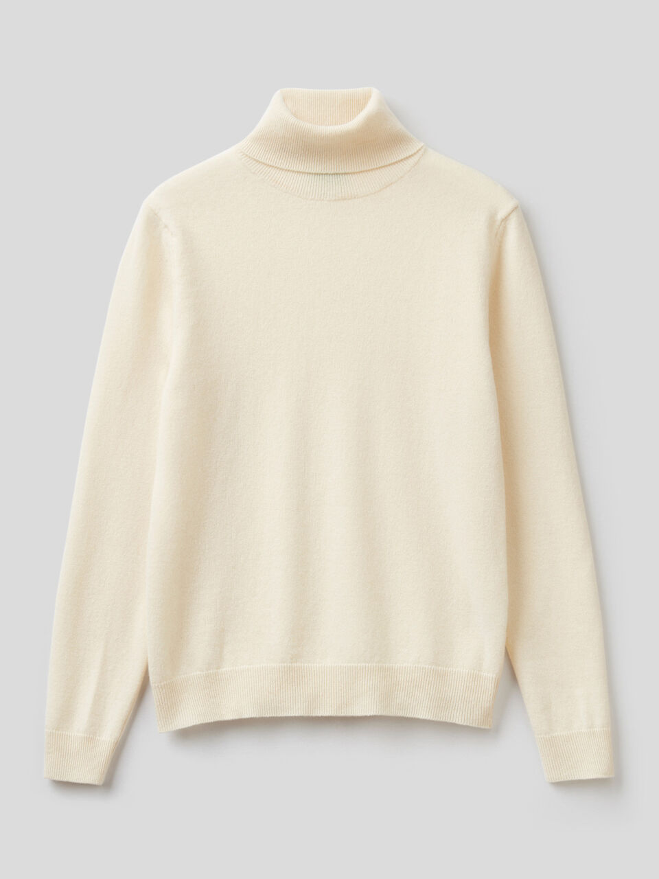 Rollkragenpullover aus reiner Schurwolle image number 1