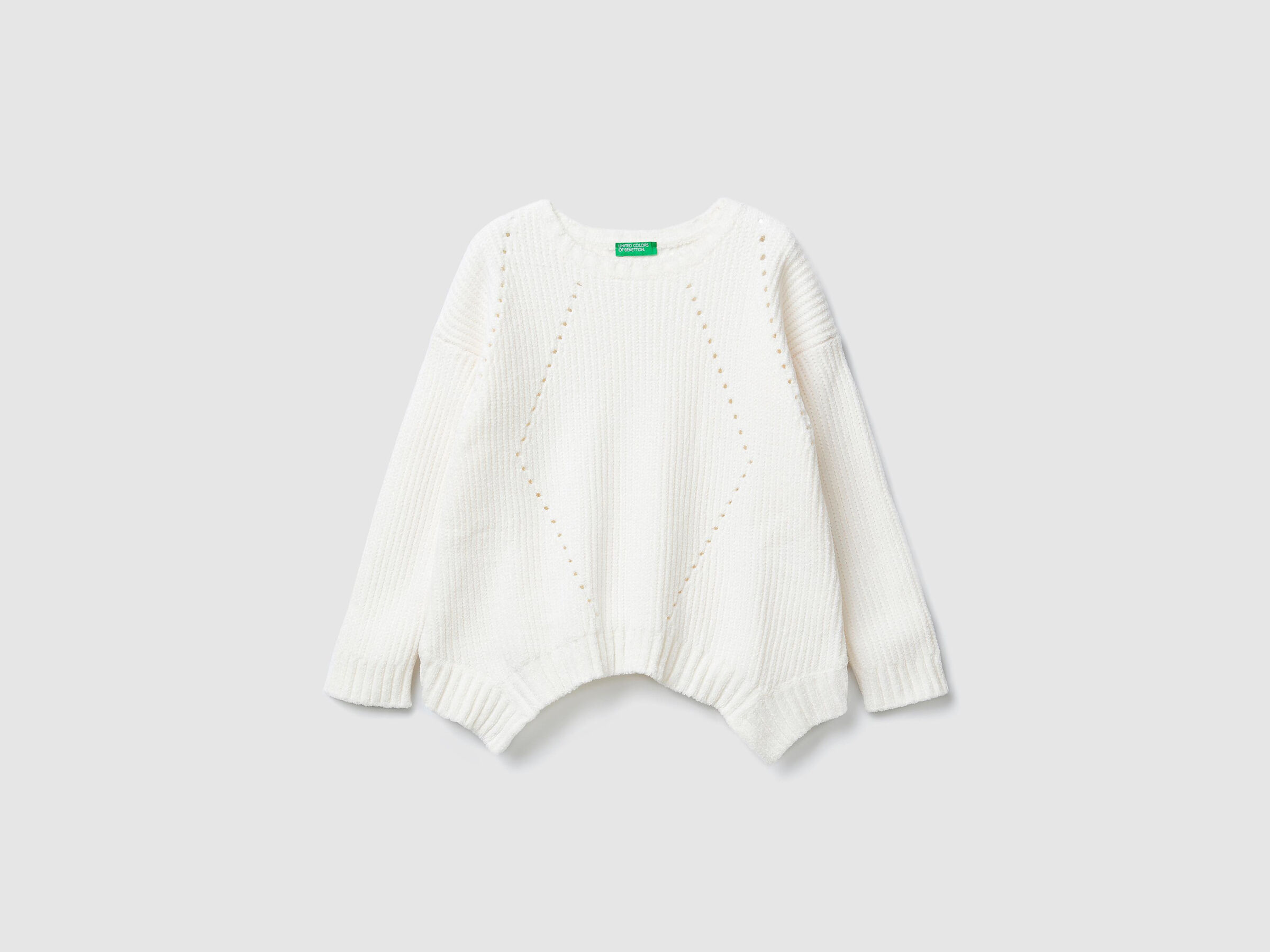 Asymmetrischer Pullover in Chenille image number null