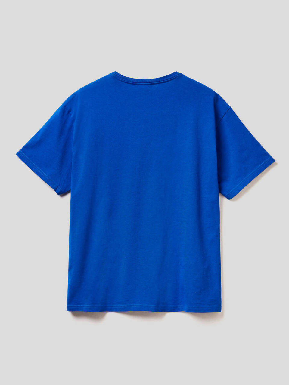 T-Shirt aus 100% Baumwolle mit Streifen in einer Kontrastfarbe image number 2