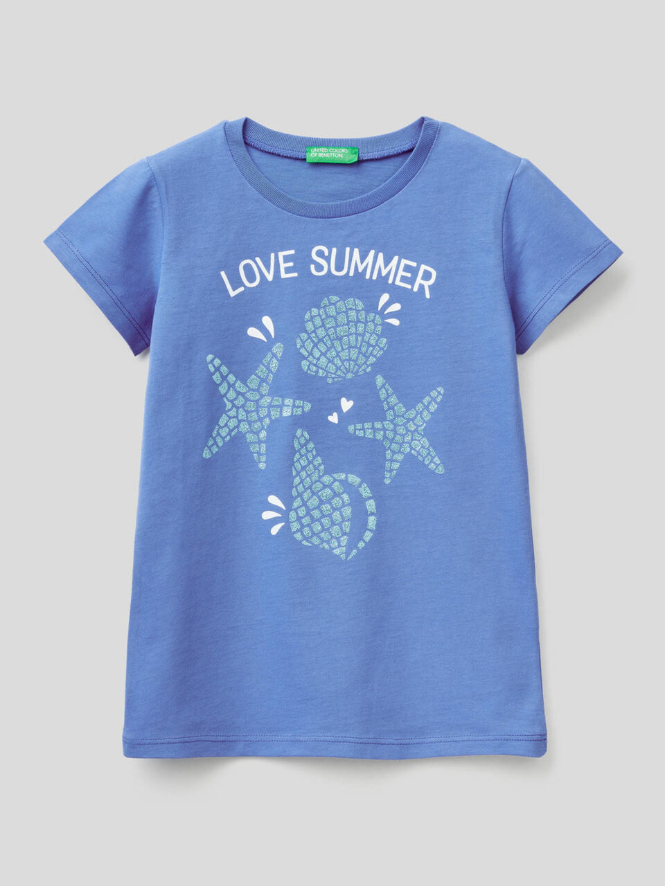 T-Shirt mit Glitterprint image number null