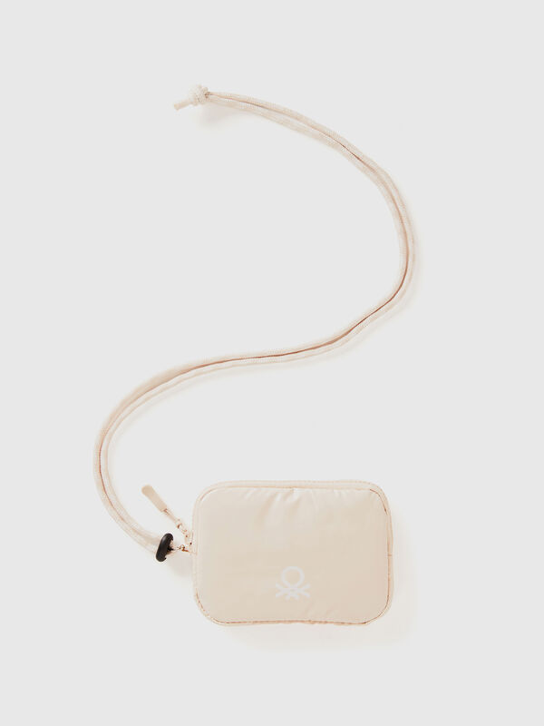 Münztasche mit Logo