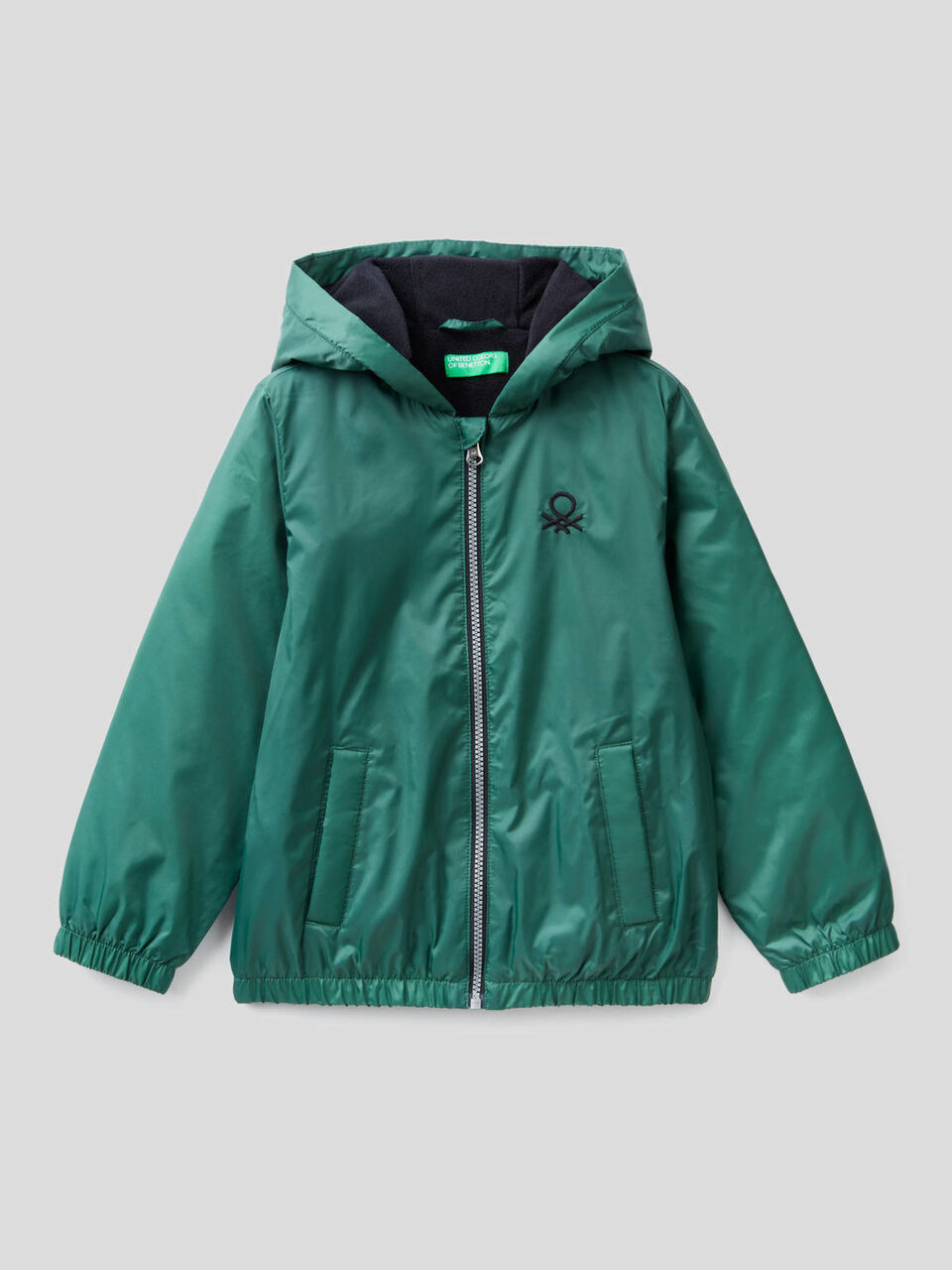 Jacke mit Reißverschluss und Kapuze image number 1