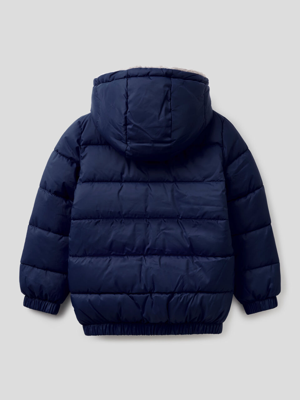 Gefütterte Jacke mit Teddystoff innen image number 2