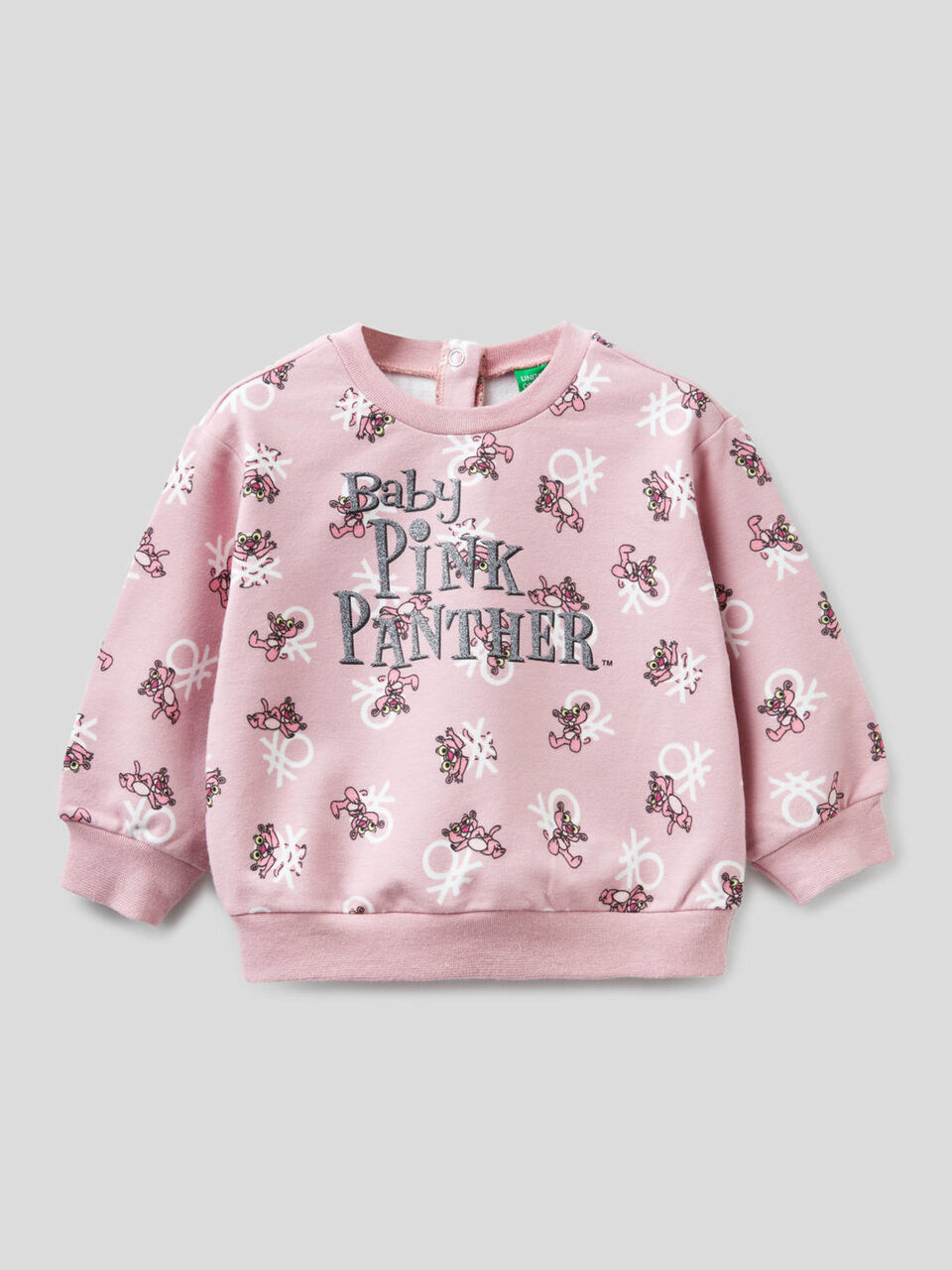 Sweatshirt mit Rosaroter Panther Print image number 1