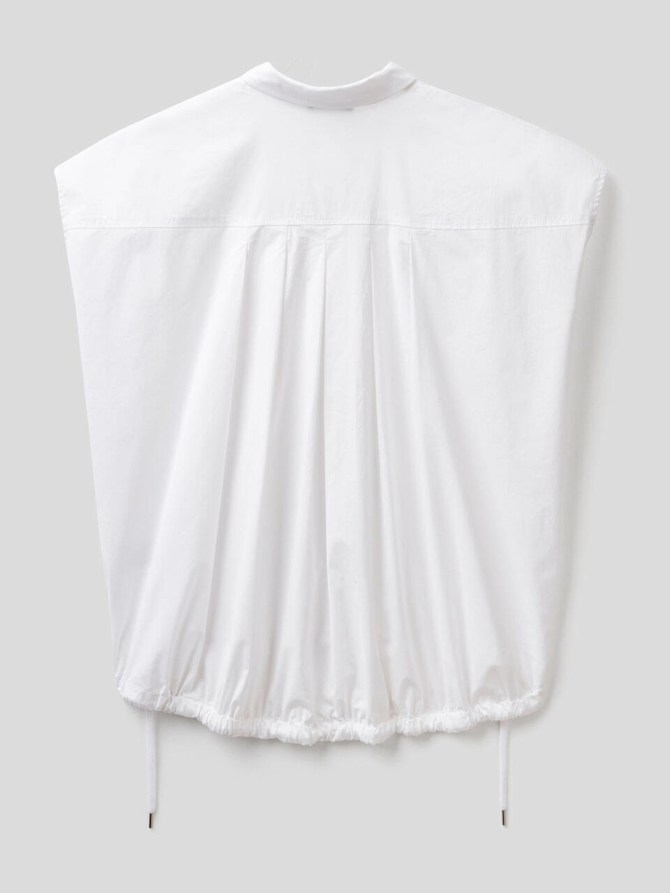 Bluse aus stretchiger Baumwolle mit Tunnelzug image number 2