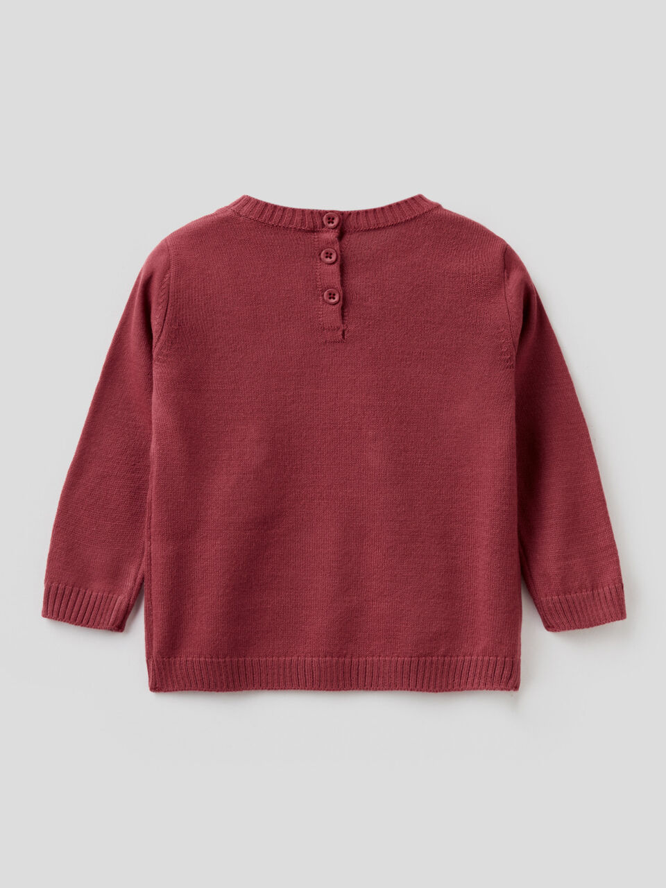 Pullover mit Intarsienarbeit und Applikationen image number 2