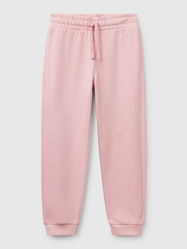 Sweatstoffhose mit Logo Mädchen