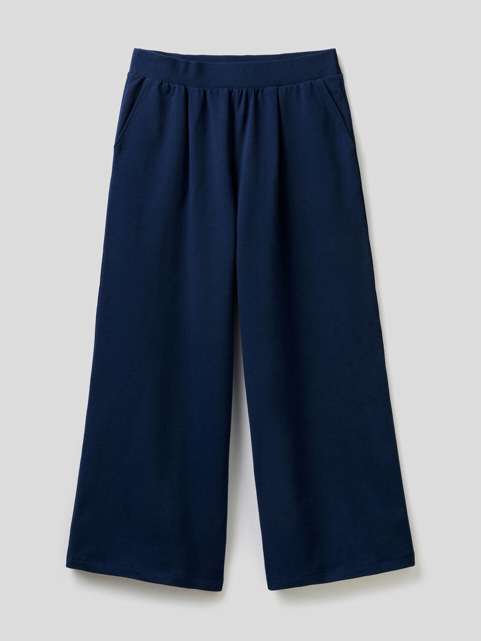 Palazzohose aus leichtem Sweatstoff image number 1
