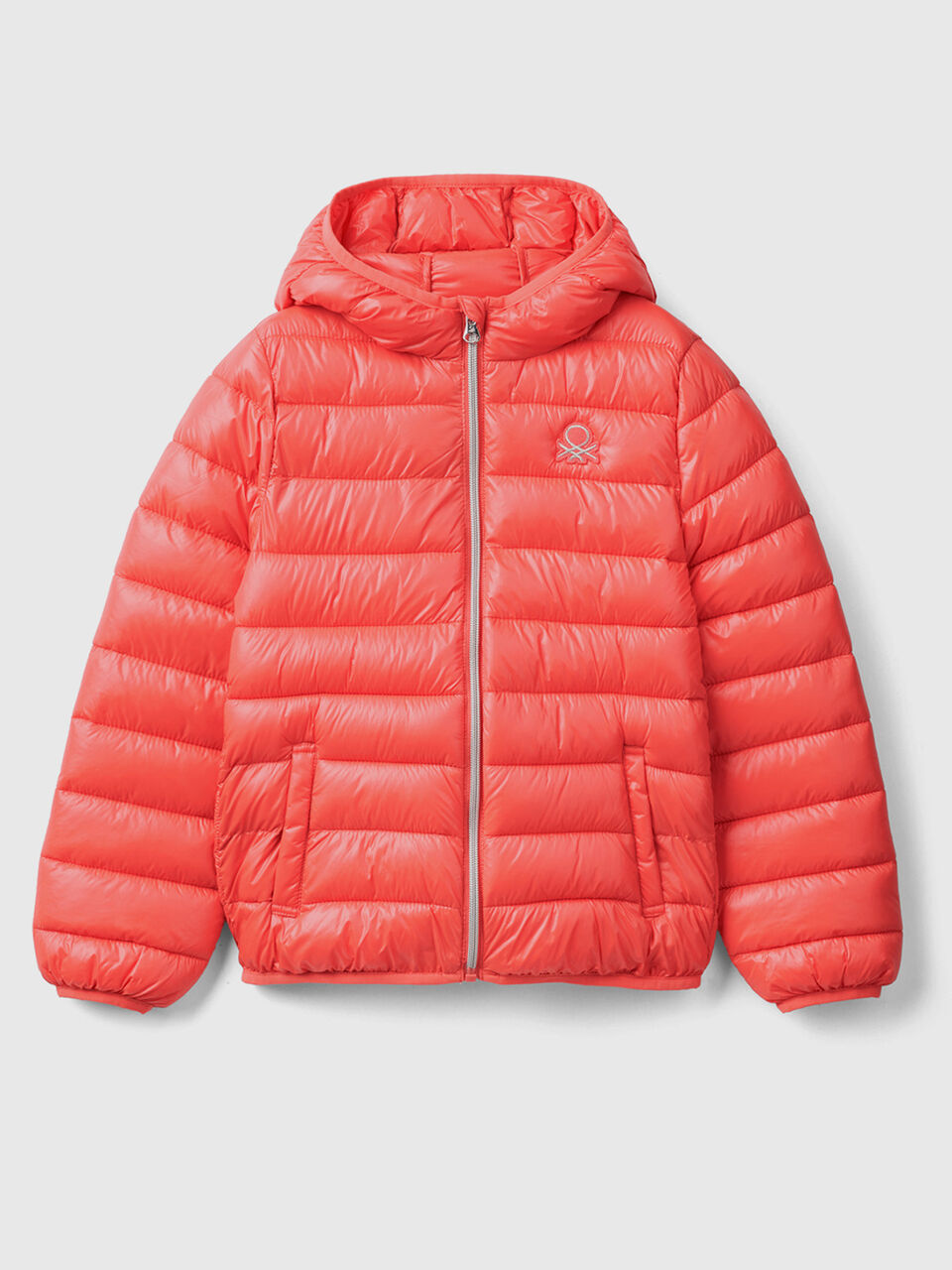 Wattierte Jacke mit Kapuze image number 1