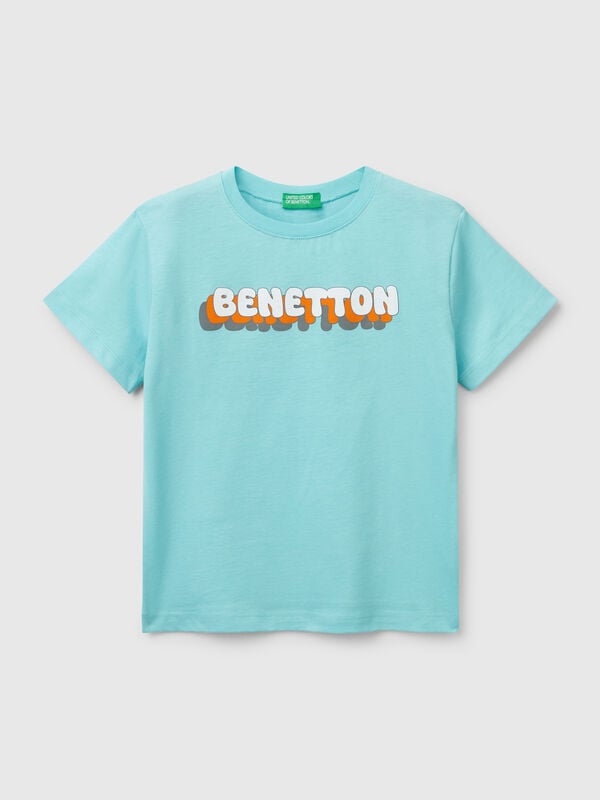 T-Shirt mit Logodruck Jungen