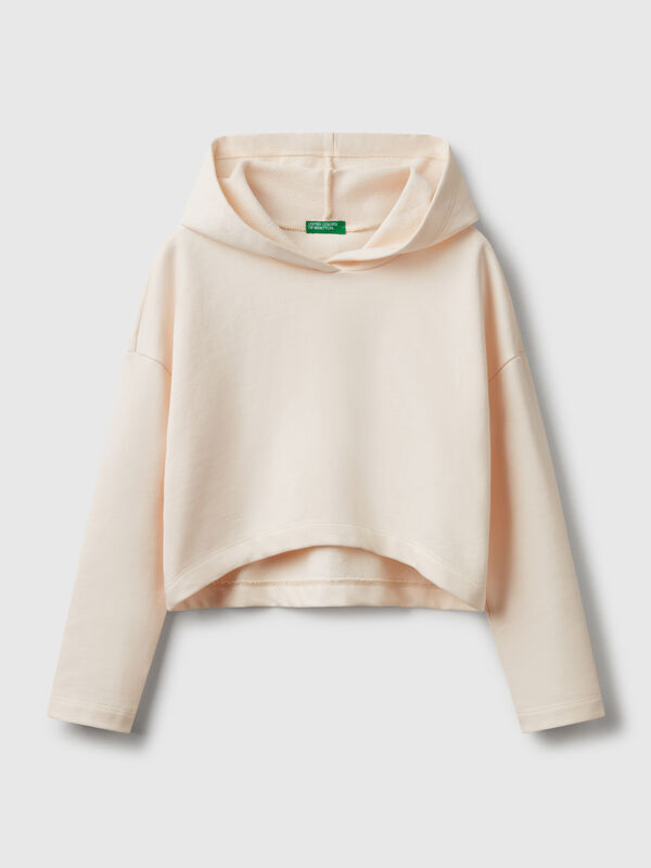 Sweatshirt mit abgerundetem Saum Mädchen