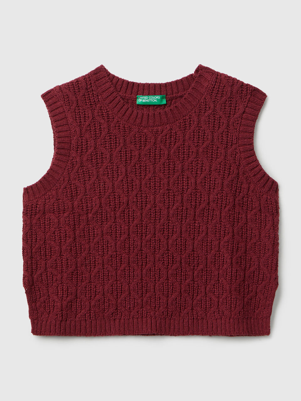 SLEEVELESS SWEATER Mädchen image number null