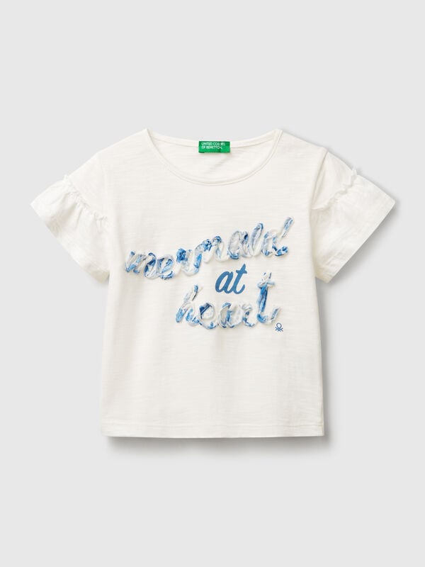T-Shirt mit Applikation Mädchen