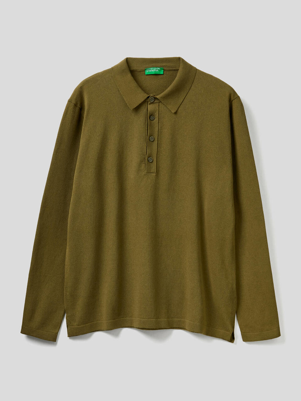 Strick-Polo mit langen Ärmeln image number 1
