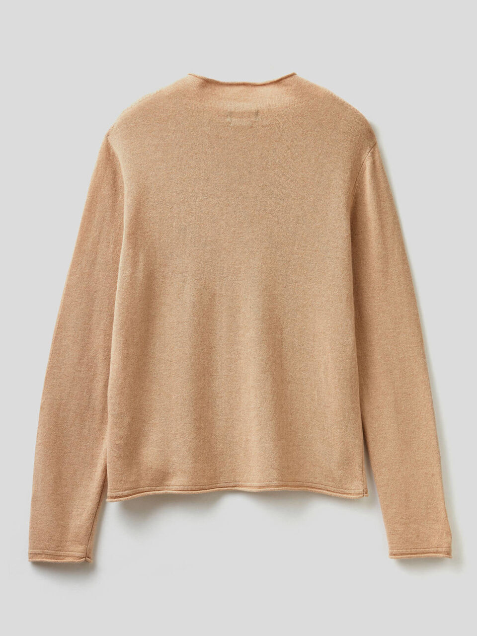Einfarbiger Stehkragenpullover image number 2