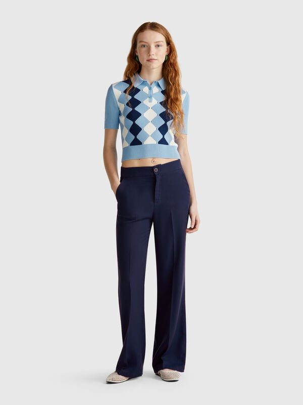 Hose aus reinem Lyocell Damen