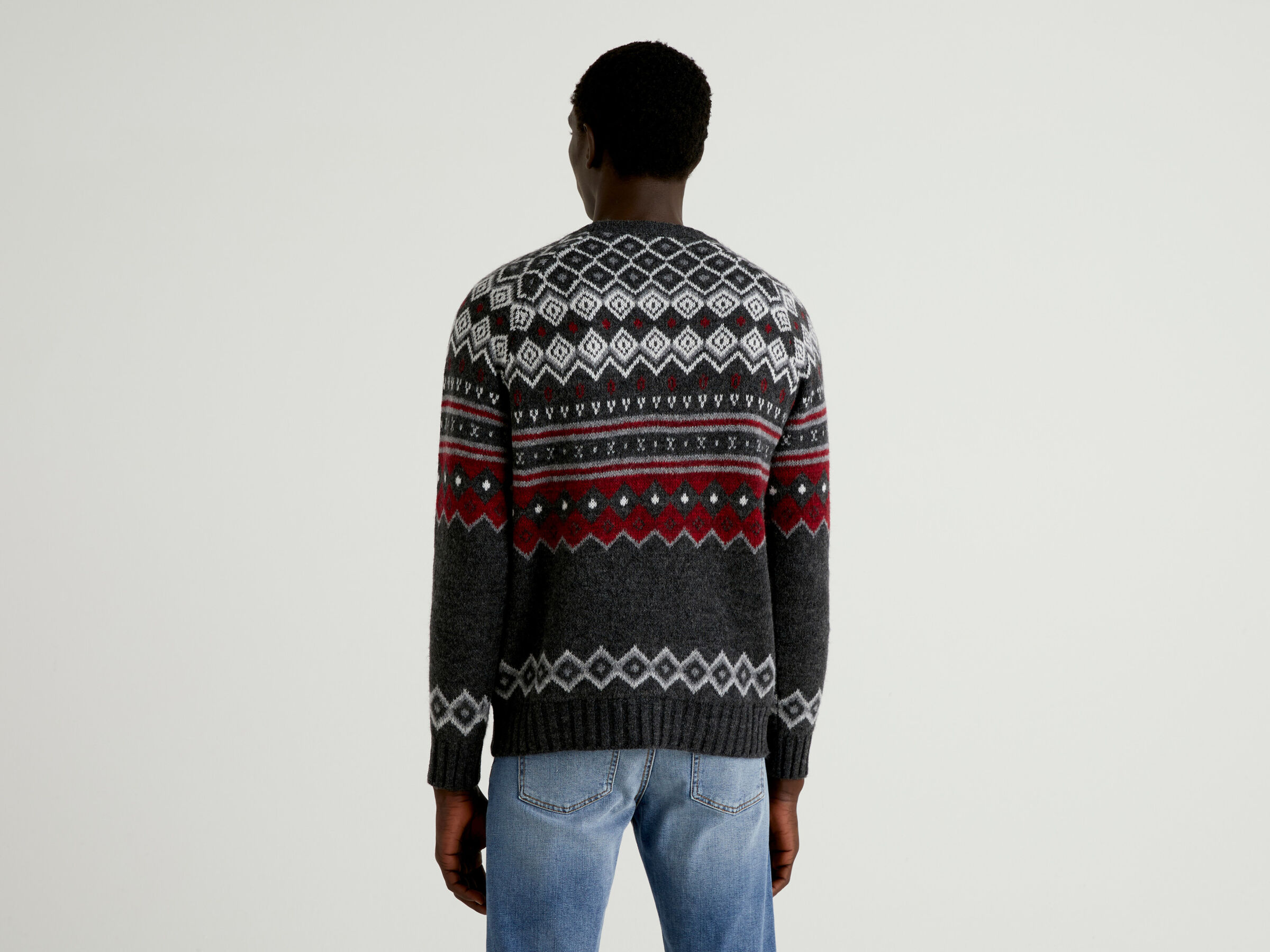 Jacquard-Pullover in einer Cashmeremischung image number 2