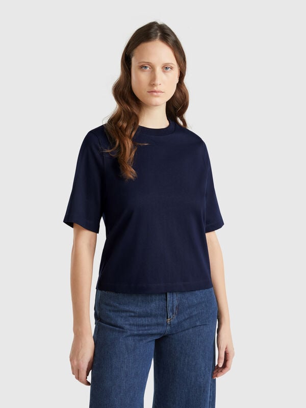 T-Shirt boxy fit, 100% Baumwolle Damen