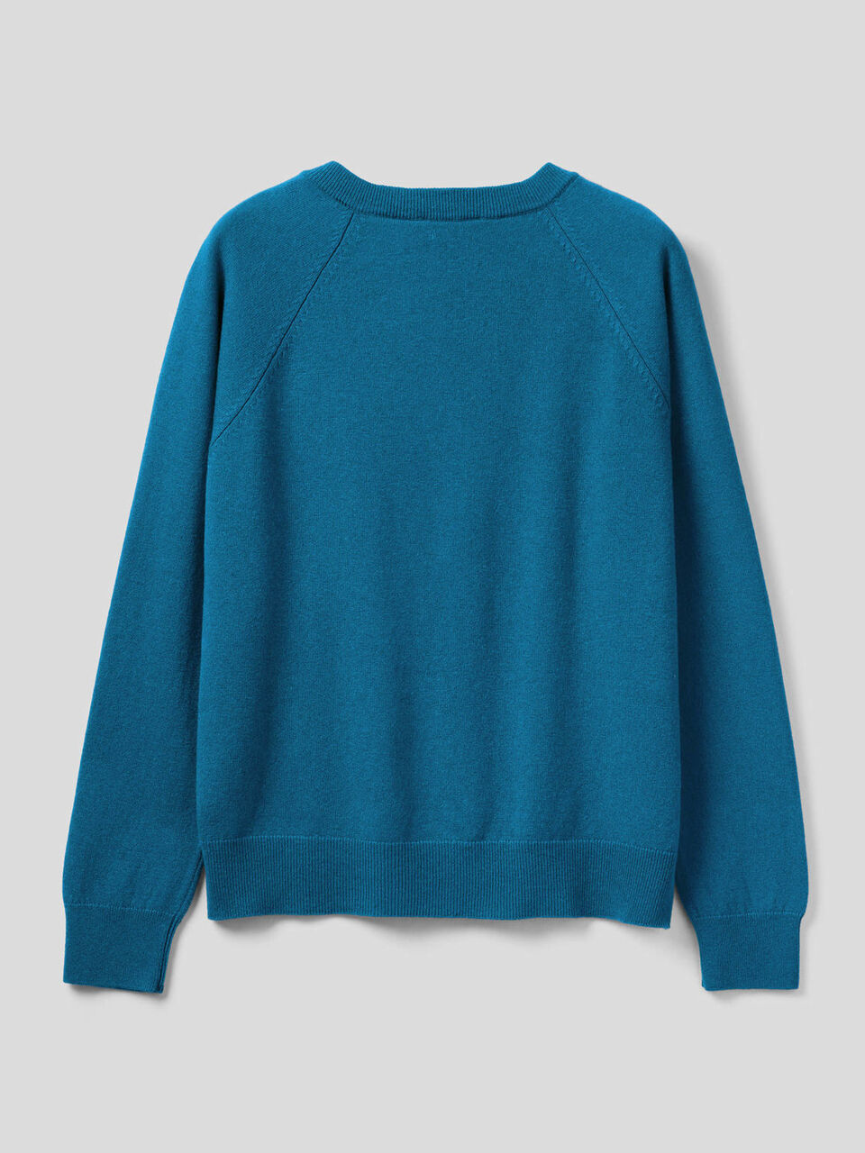 Strickjacke mit Rundausschnitt in einer Mischung aus Wolle und Cashmere image number 2