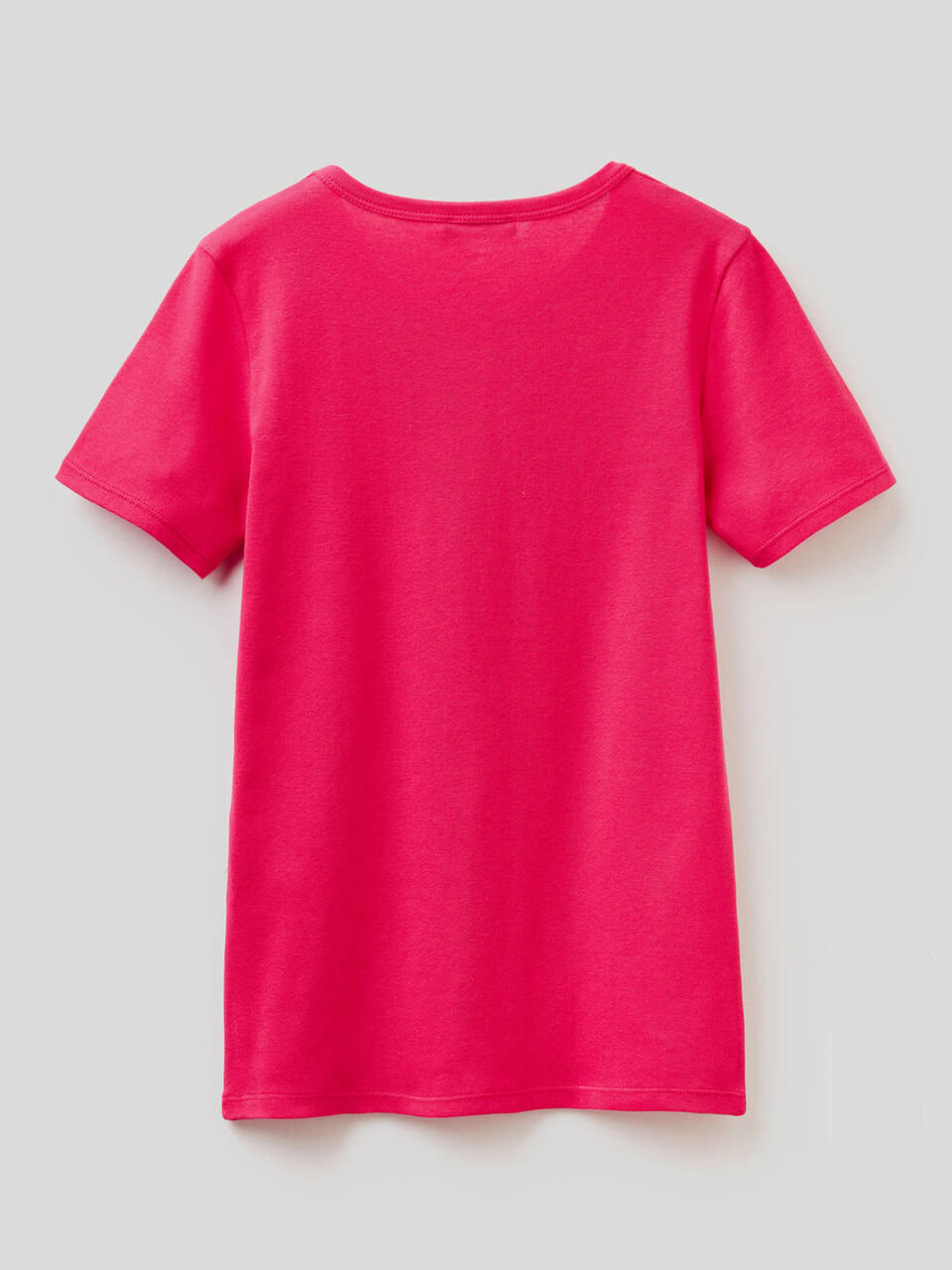 T-Shirt aus 100% Baumwolle mit glitzerndem Logoprint image number 2