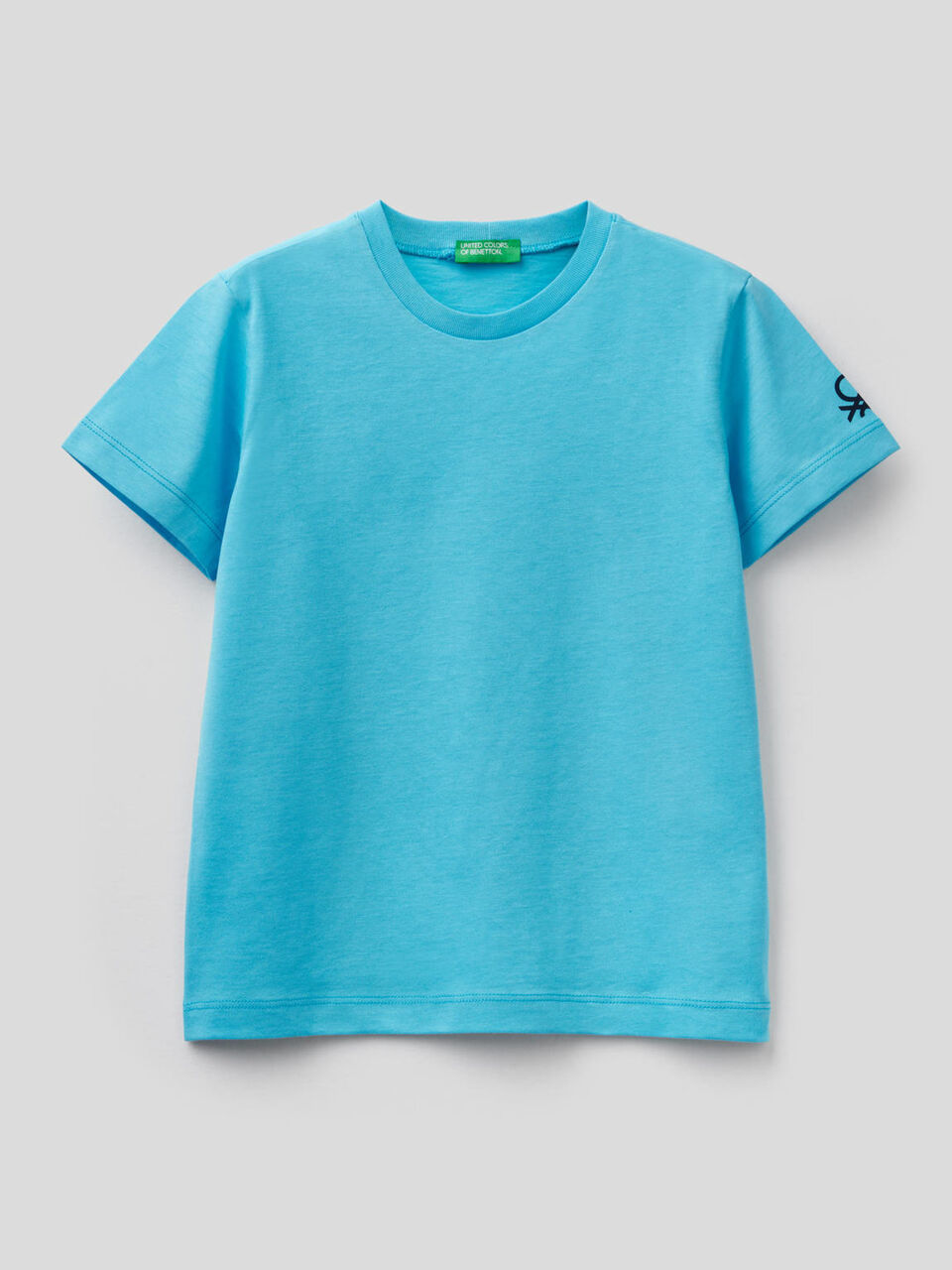 T-Shirt aus Bio-Baumwolle mit Logoprint image number 1