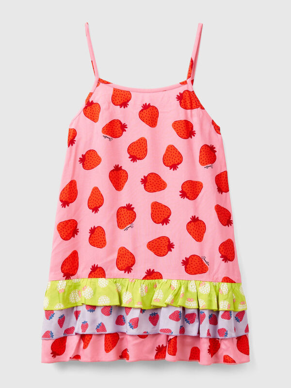 Kleid mit Früchte-Pattern Mädchen