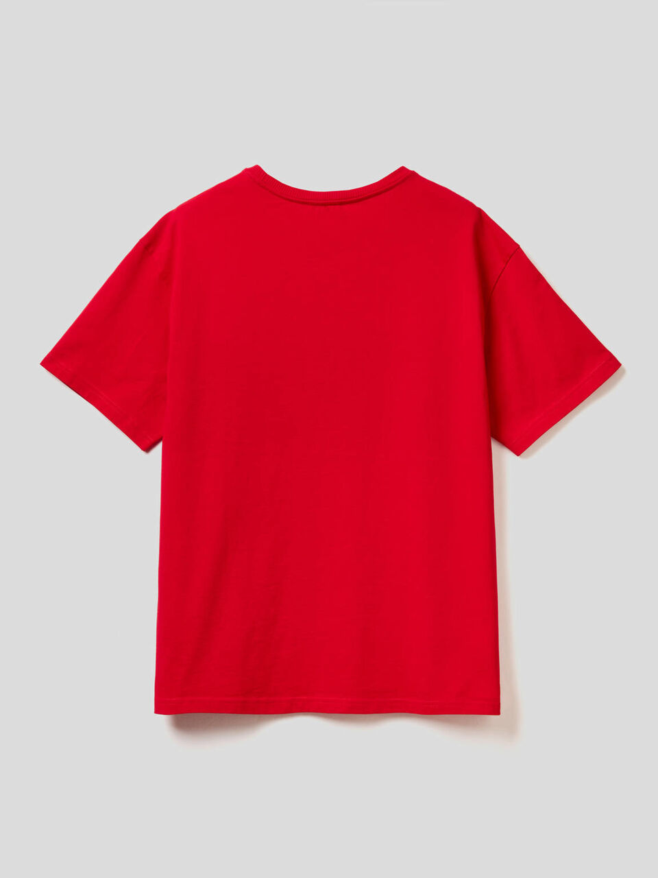 T-Shirt aus 100% Baumwolle mit Streifen in einer Kontrastfarbe image number 2