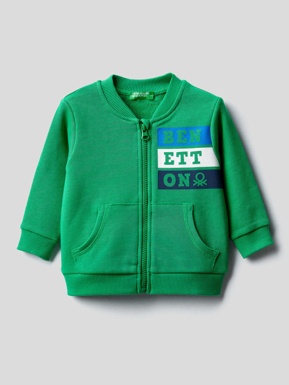 Sweatshirt aus Bio-Baumwolle mit Reißverschluss image number 1