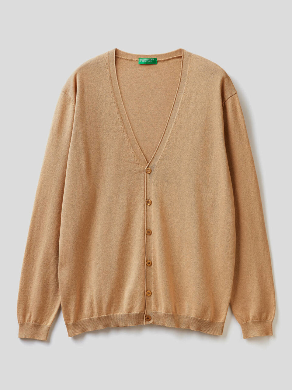 Strickjacke aus 100% Baumwolle mit warmer Haptik image number 1