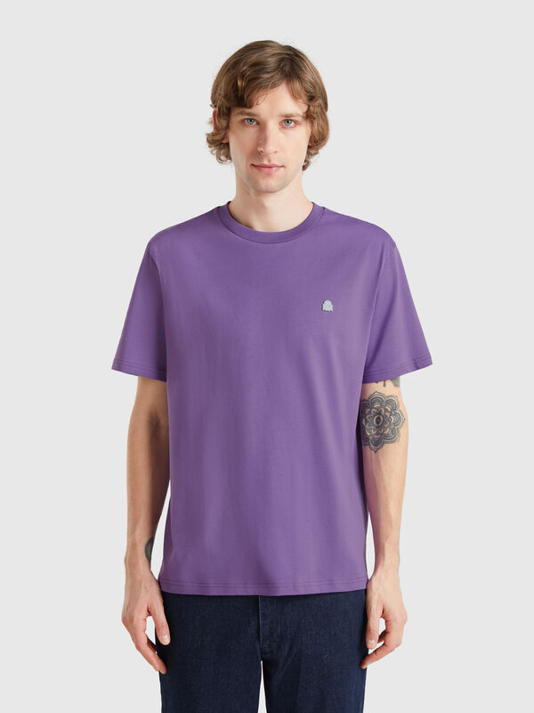 Basic-T-Shirt aus Baumwolle Herren