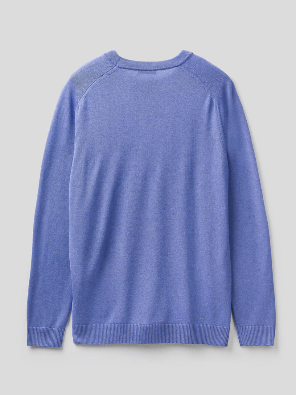 Einfarbiger Pullover mit Rundausschnitt image number 2