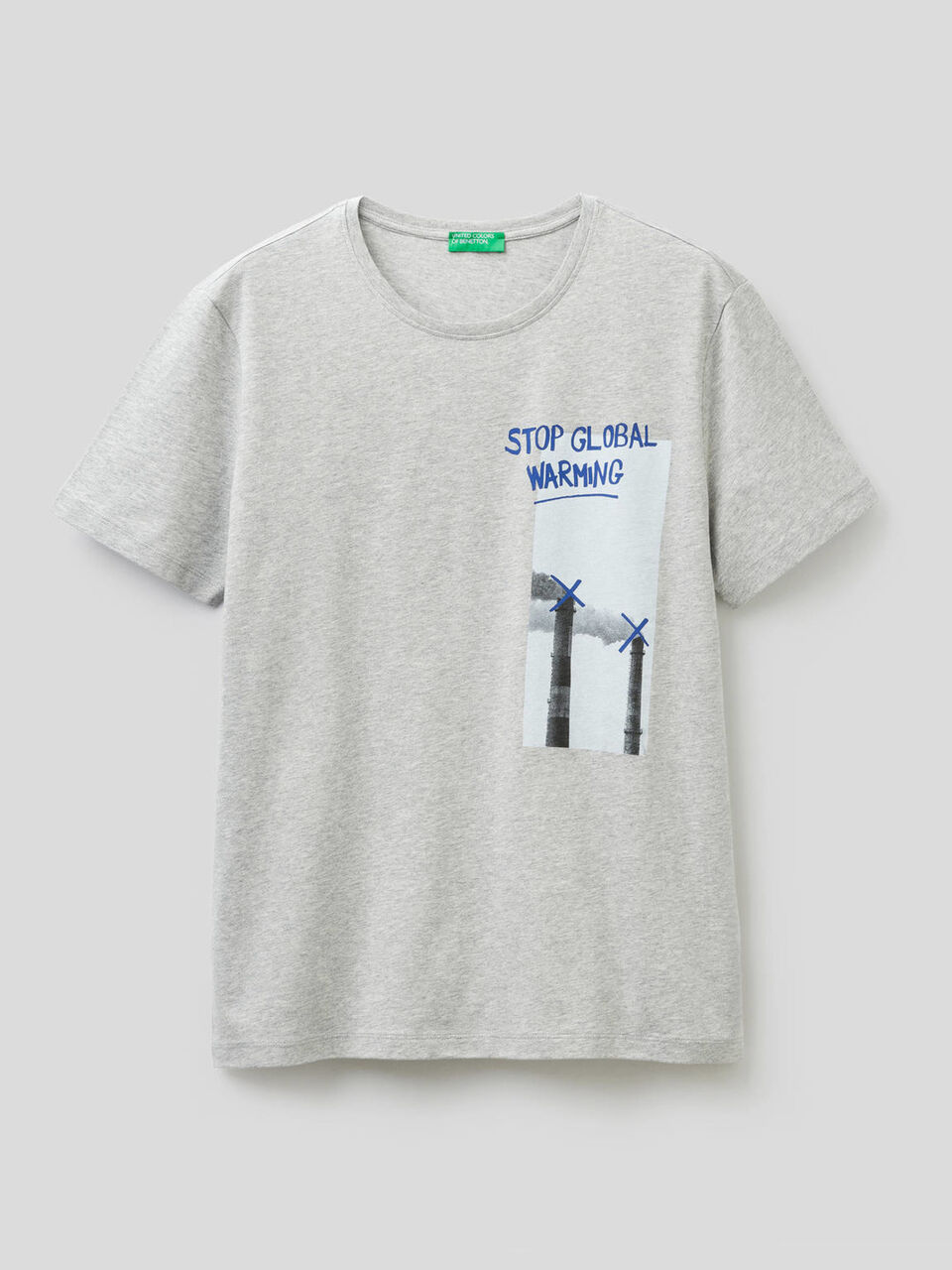 T-Shirt aus 100% Baumwolle mit Slogan Herren image number 1