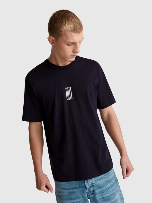 Relaxed Fit T-Shirt mit Print Herren