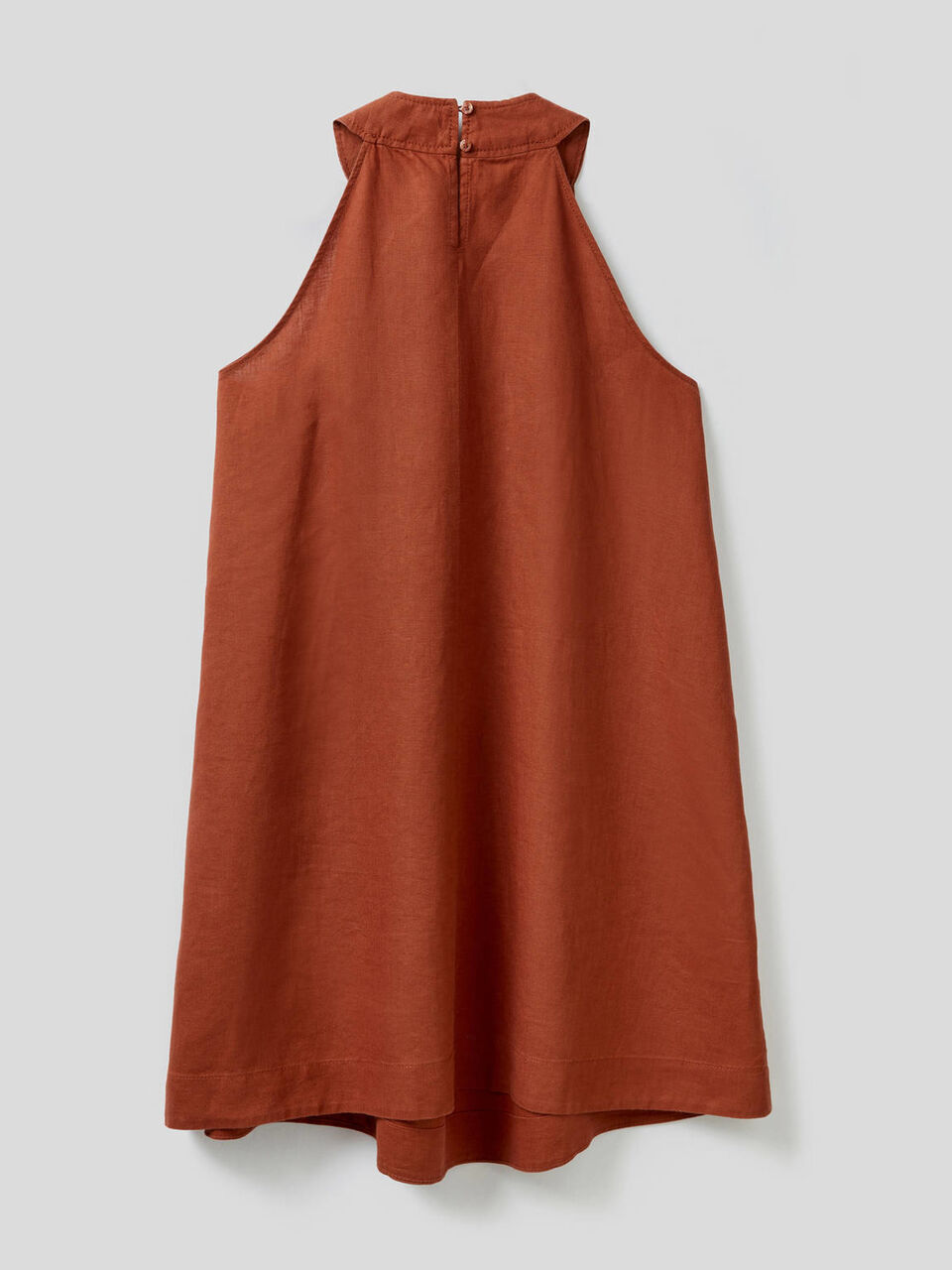 Kurzes Kleid aus 100% Leinen image number null