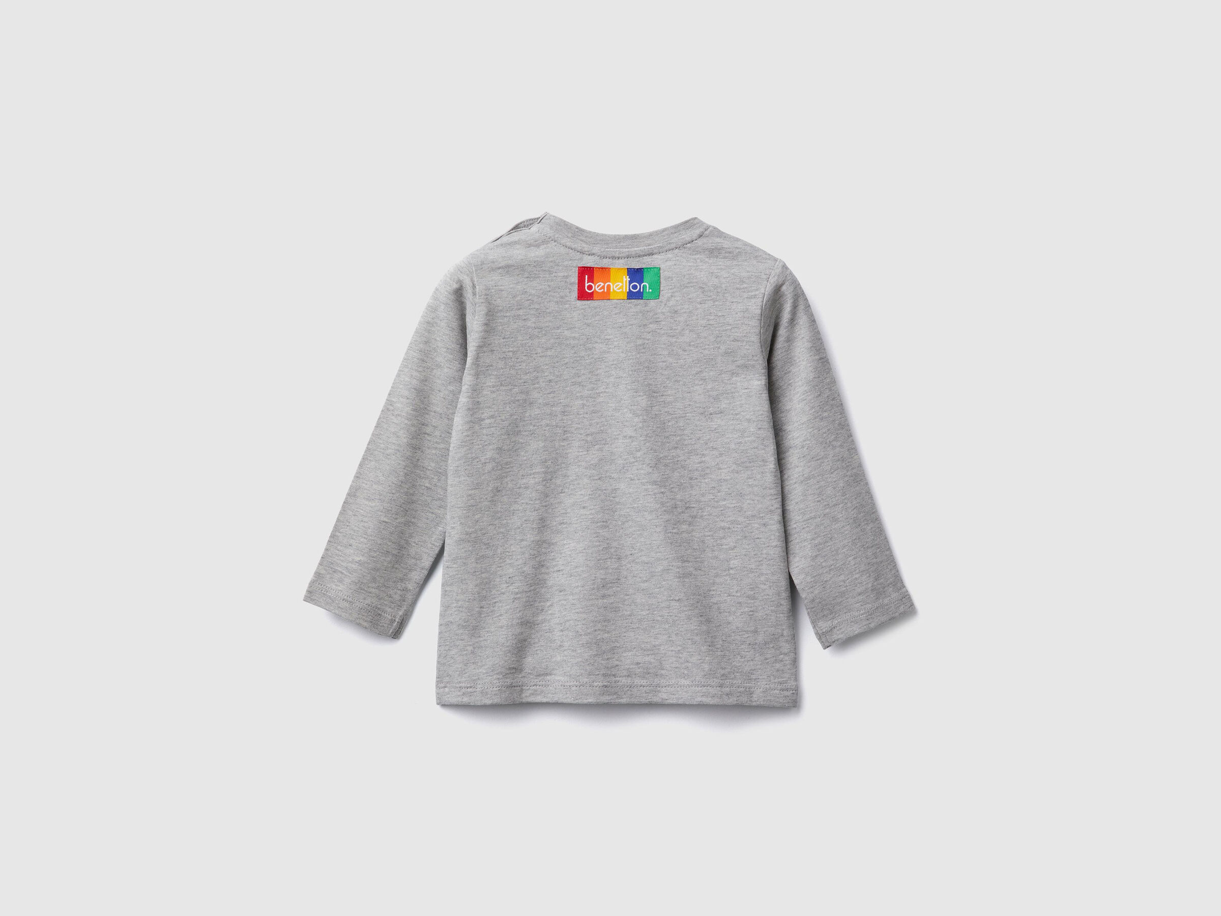 T-Shirt mit Print und Aufnäher image number null
