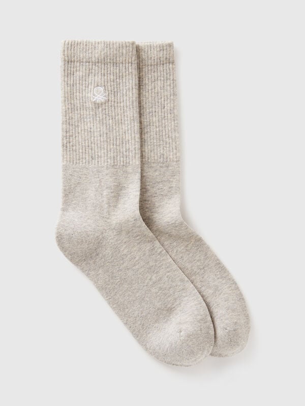 Sportsocken aus Stretch-Baumwollmischung