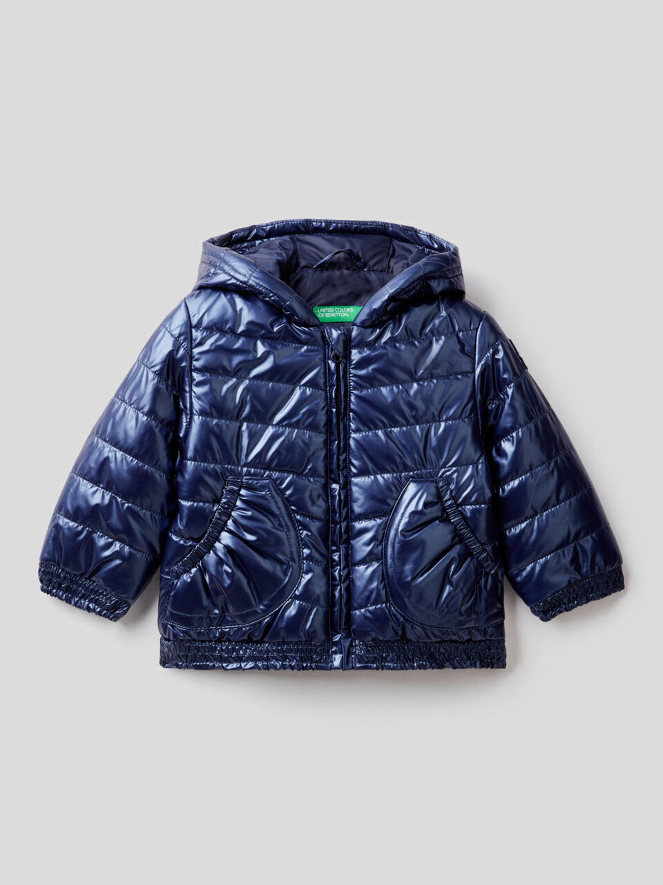 Wattierter Parka mit Rüsche image number 1